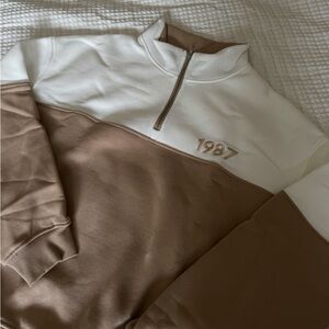 NWT 1987 Colorblock Half Zip